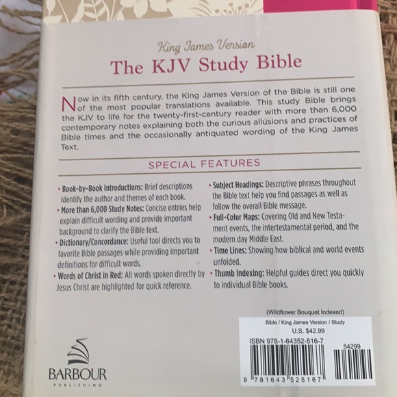KJV Study Bible NWT beautiful - Picture 6 of 7